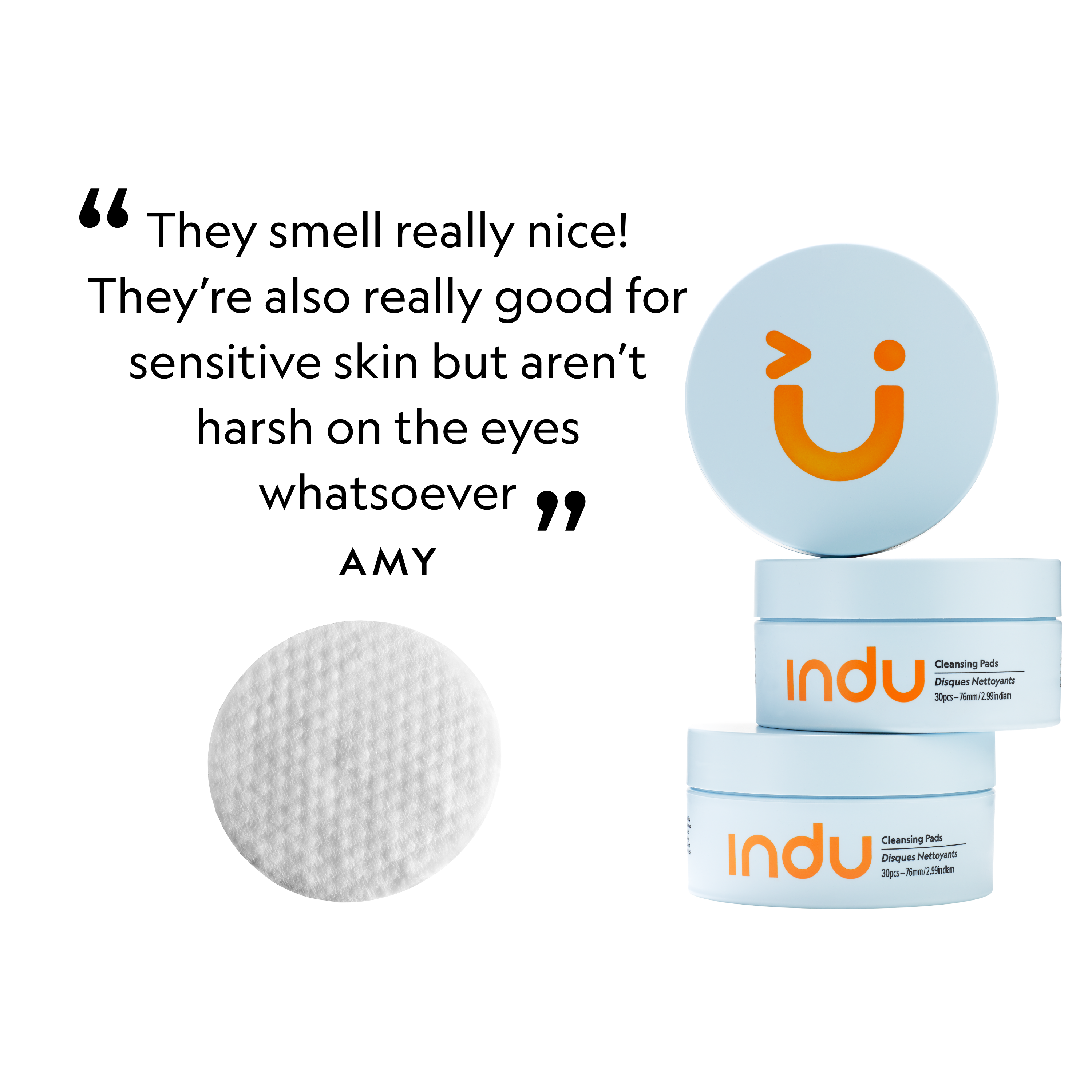 Cleansing Pads - Skincare quote