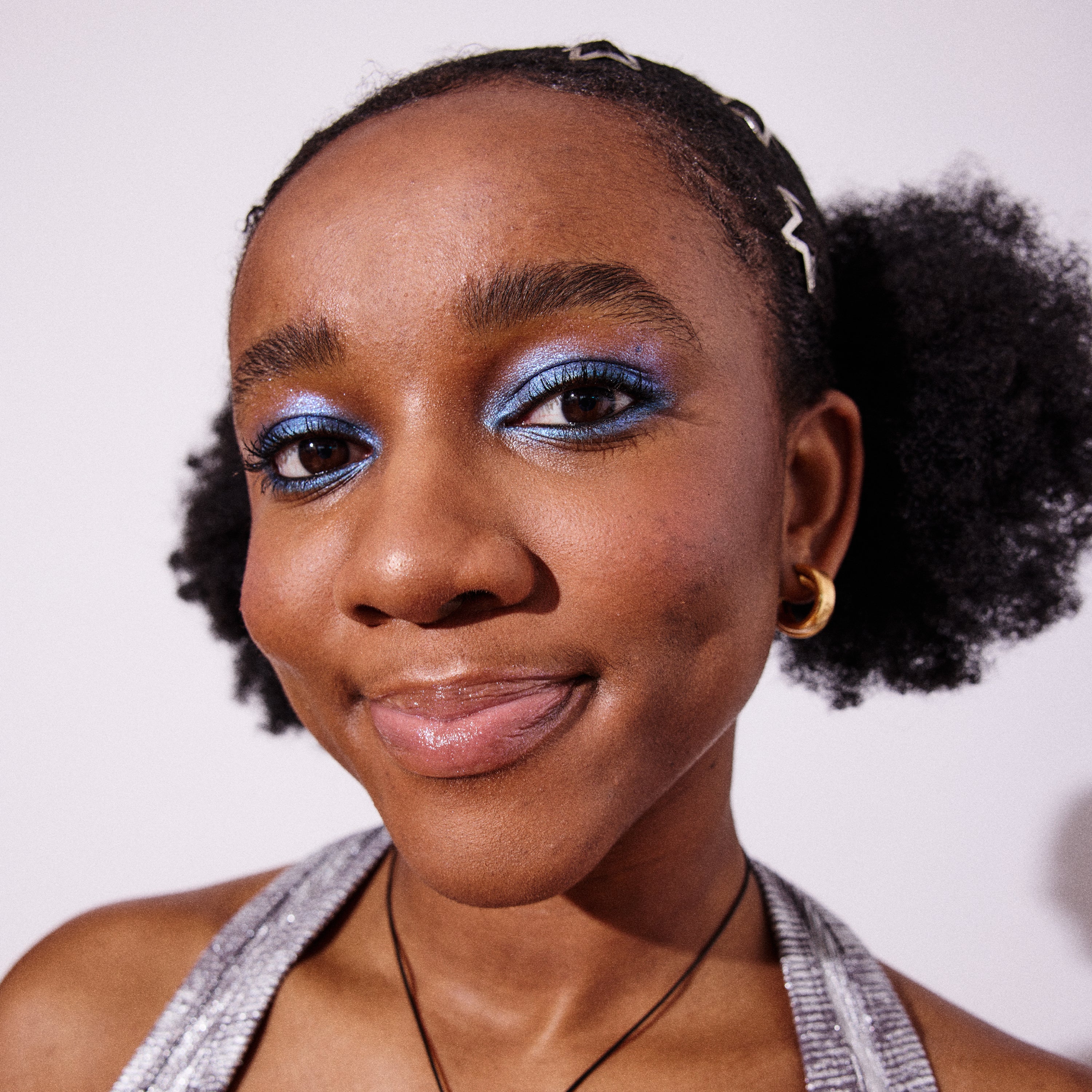 Party Shimmer Makeup Set Makeup model