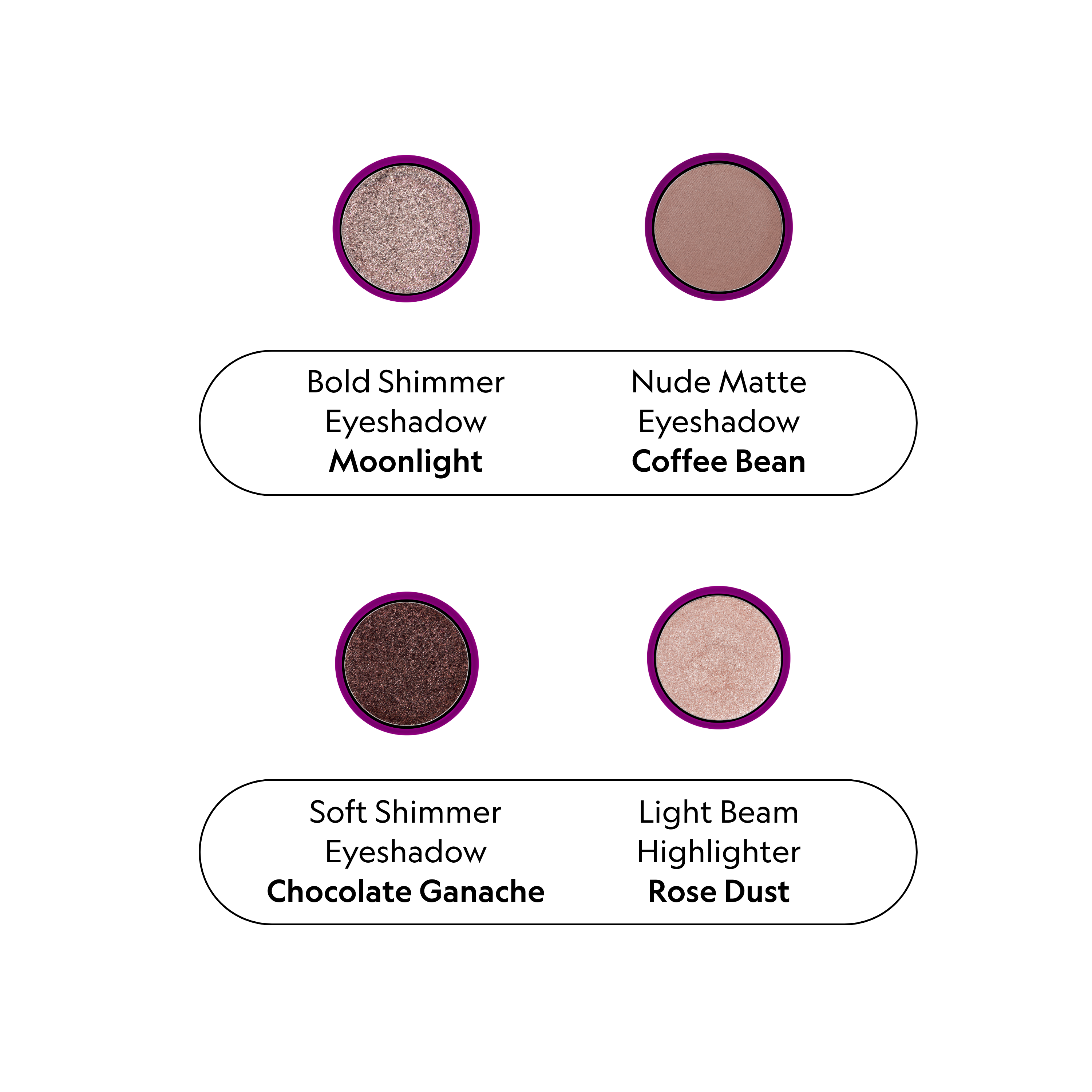 Soft & Smokey Eye Palette Edit Makeup contents