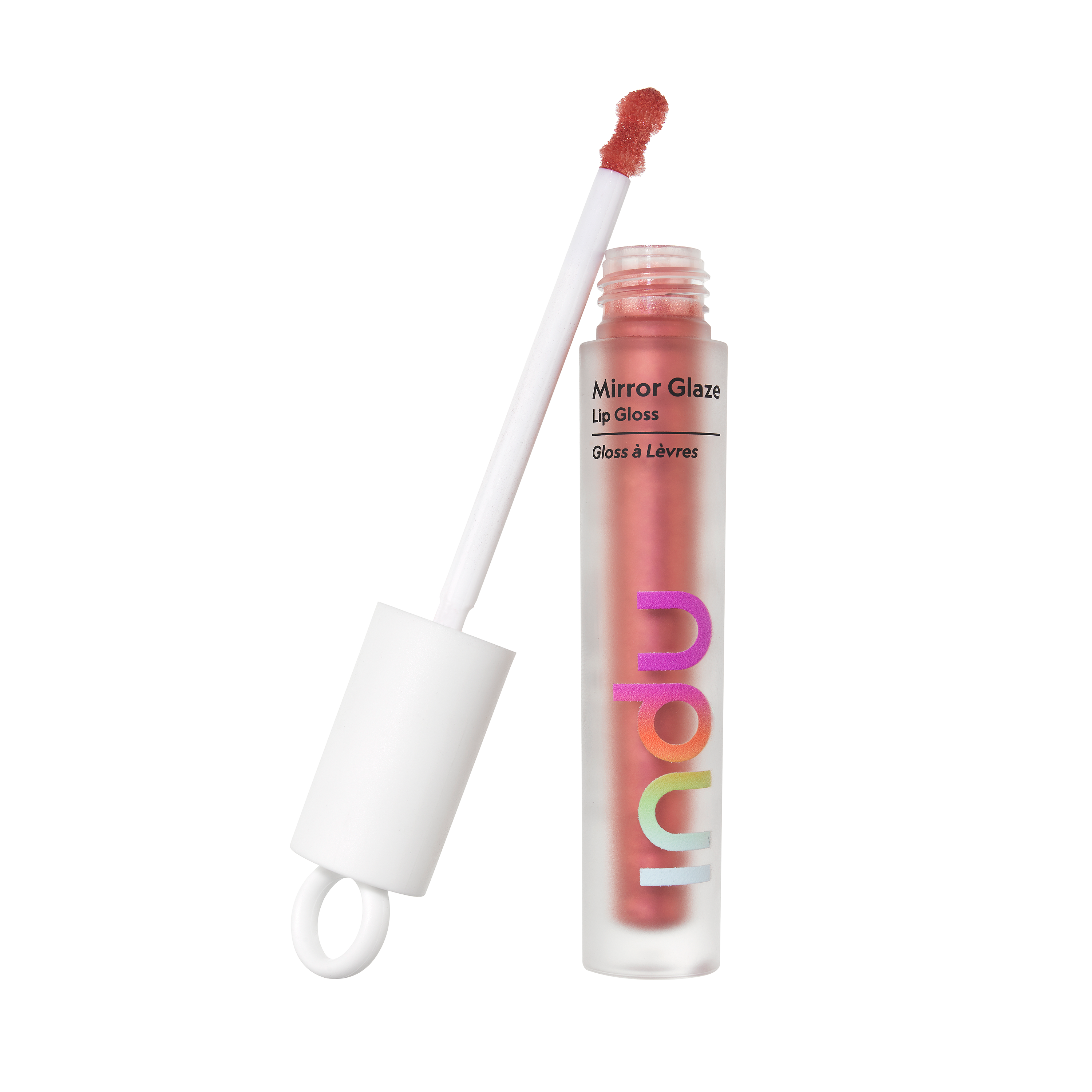 Mirror Glaze Lip Gloss - Sunset Aura Makeup open