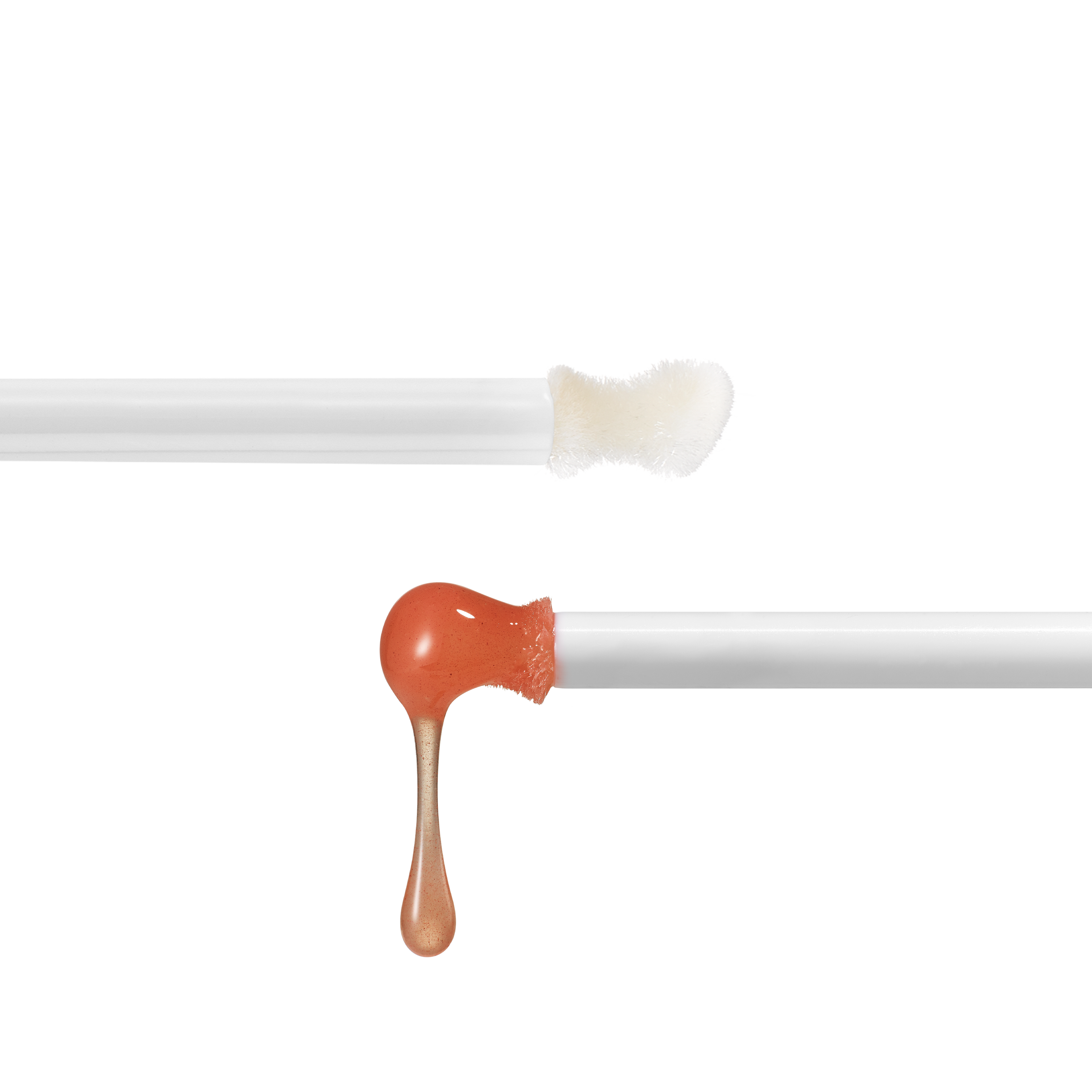 Mirror Glaze Lip Gloss - Peachy Nude Makeup brush