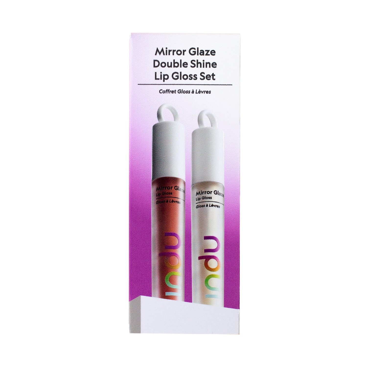 Mirror Glaze Double Shine Lip Gloss Set Makeup packaging