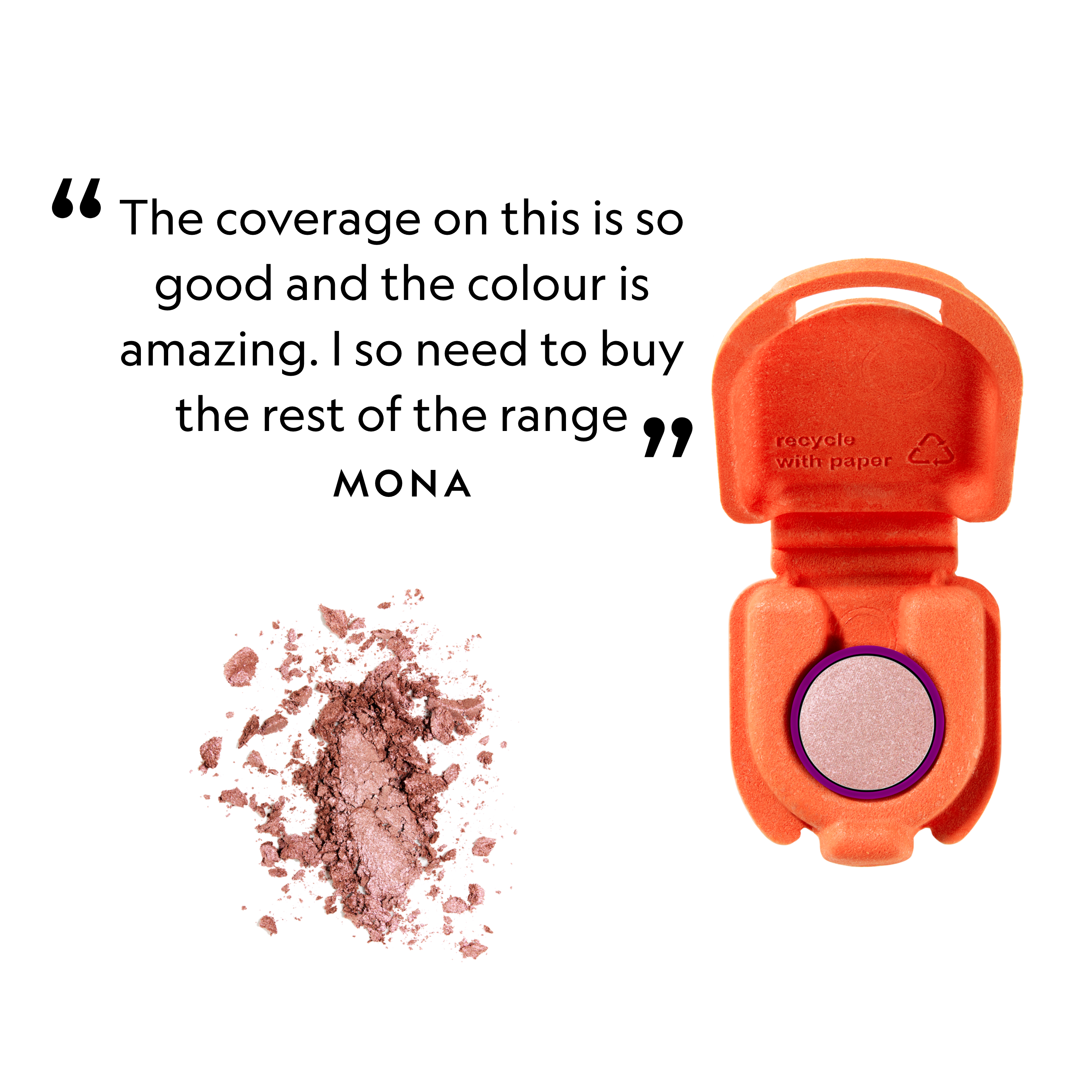 Eyeshadow - Pink Quartz Makeup quote